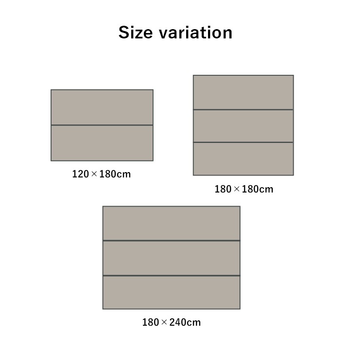 い草ラグ NSリンク ギャッベ柄
