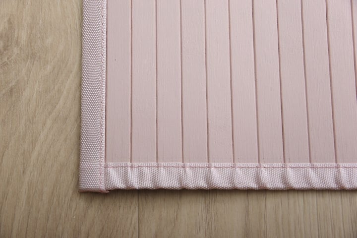 竹ラグ シャビー 夏ラグ 無地カラー 冷感 ひんやり 円形 マット 抗菌防臭 ビンテージ