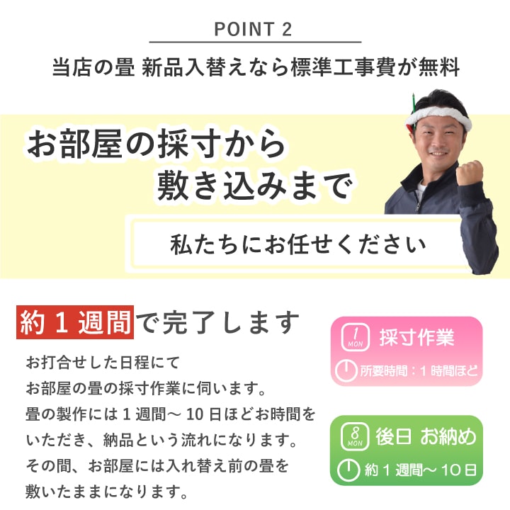 畳替え 国産い草 『さざなみ』 新調 交換 【97cm×194cm以下】 本間・三六間・六一間 熊本県 八代産 イグサ いぐさ ごさ ゴザ 縁付