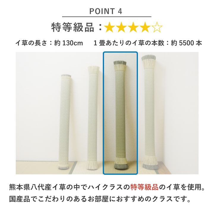 畳替え 国産い草 『そよかぜ』 新調 交換 【97cm×194cm以下】 本間・三六間・六一間 熊本県八代産 イグサ いぐさ ごさ ゴザ 縁付