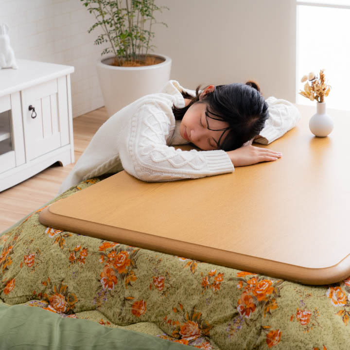 こたつ布団 ロマリア 正方形 長方形 エレガンス柄 節電