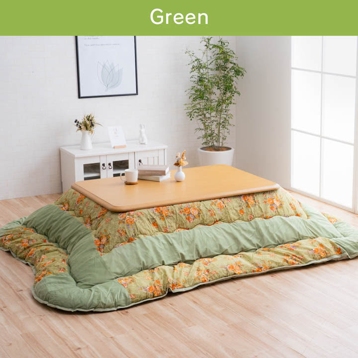 こたつ布団 ロマリア 正方形 長方形 エレガンス柄 節電