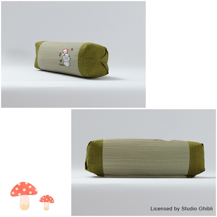い草俵枕 となりのトトロ 森のきのこ / はなび 約10×32cm 日本製