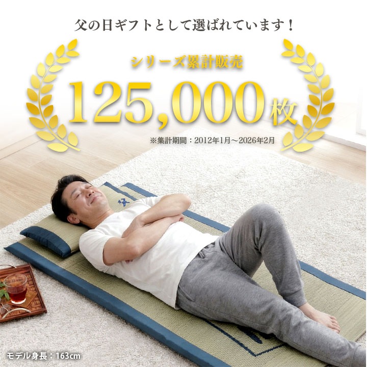 お父さん指定席&枕 2点セット 親父の場所 い草 い草枕 い草マット お昼寝 お昼寝マット 父の日 敬老の日 ギフト プレゼント