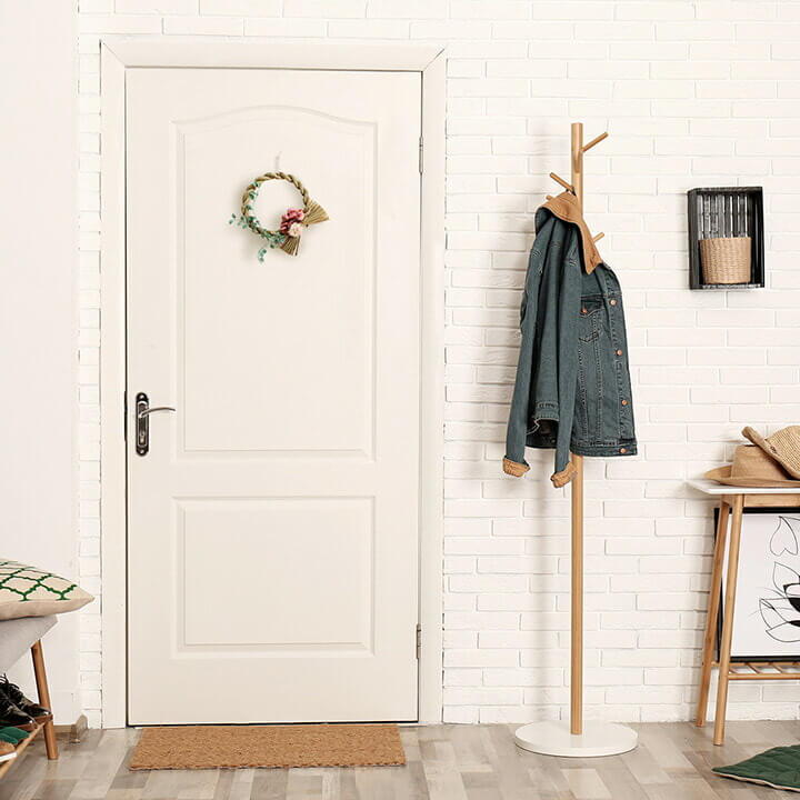 ハンドメイド い草リース 約20cm 玄関リング しめ縄 玄関飾り 正月飾り しめ飾り