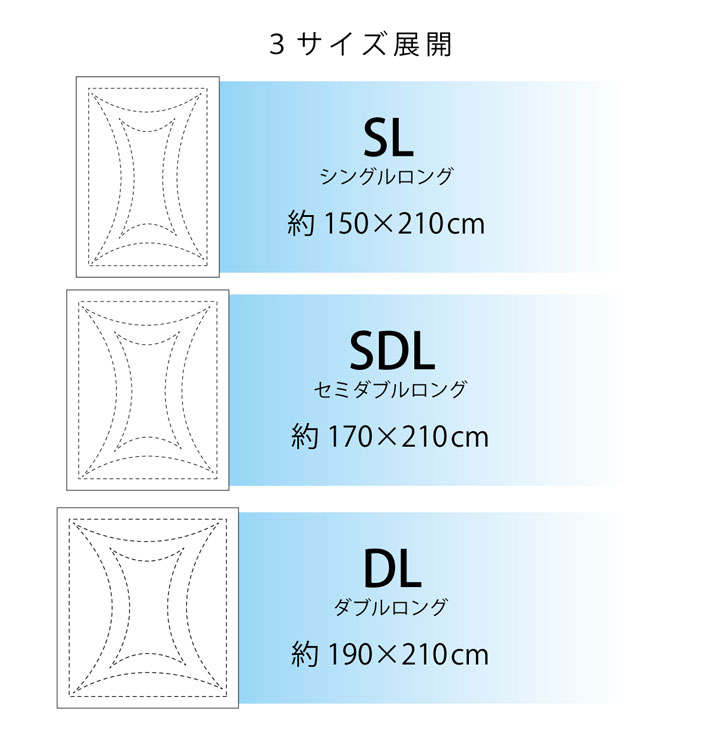 滅ダニ 掛け布団 日本製 3サイズ展開 シングル ダブル セミダブル