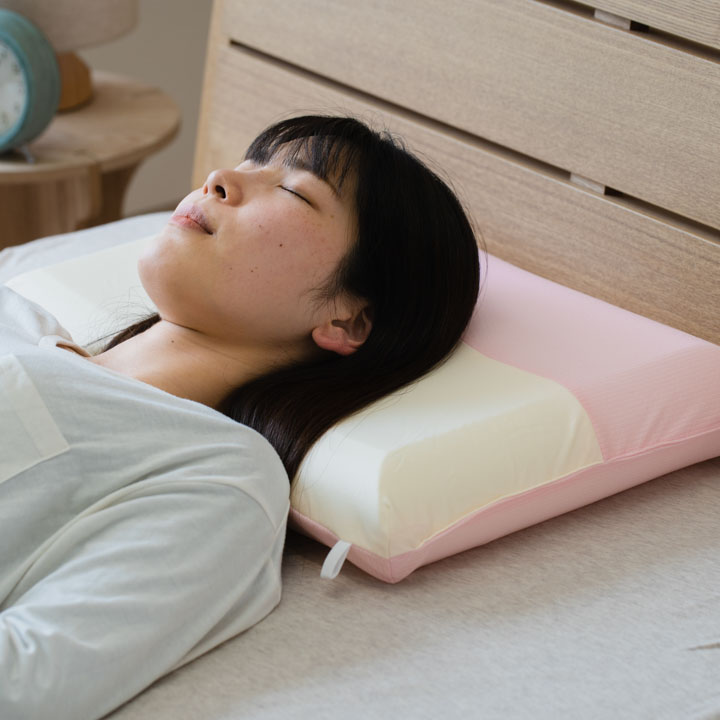 洗える枕 低反発 33×53cm 洗濯機丸洗い 清潔 通気性 乾きやすい ループ