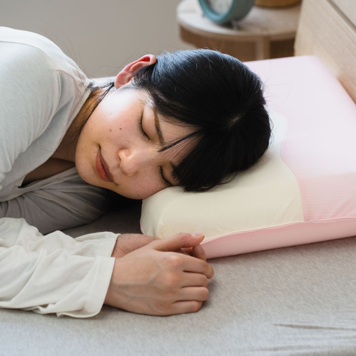 洗える枕 低反発 33×53cm 洗濯機丸洗い 清潔 通気性 乾きやすい ループ