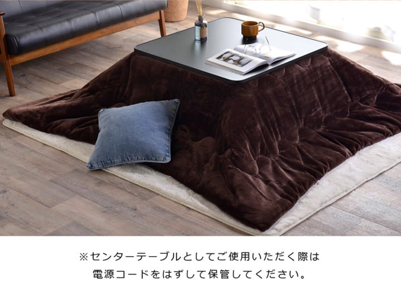リバーシブルこたつ（80×60） 山善 こたつテーブル コタツ 一人用 長方形 80×60 折りたたみ