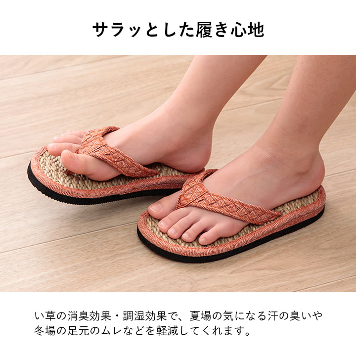 七島い草 草履 雪駄 ルーチェ 子ども用 キッズ｜イケヒコ公式通販