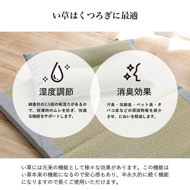 ごろ寝マット＆枕 すずか プレゼント ギフト い草マット 日本製