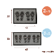 玄関マット 靴置きマットお子様 あしあとタイプ　