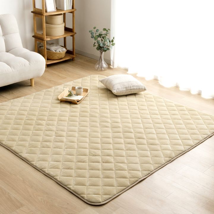 【新色登場】キルトラグ フラン ふっくら中材2層構造 滑り止め 洗える 長方形/正方形