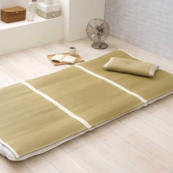IKEHIKO 国産無染色い草　ミラクル敷きパッド TATAMI シングル イケヒコ 国産無染色い草で さらり快適！ ミラクル敷きパッド