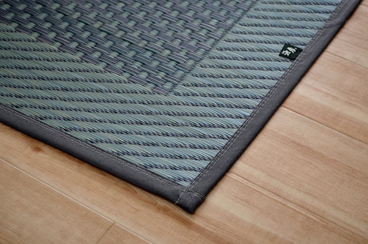 国産 い草ラグ モーニング 和モダン シンプル 市松 191×191cm 191×250cm