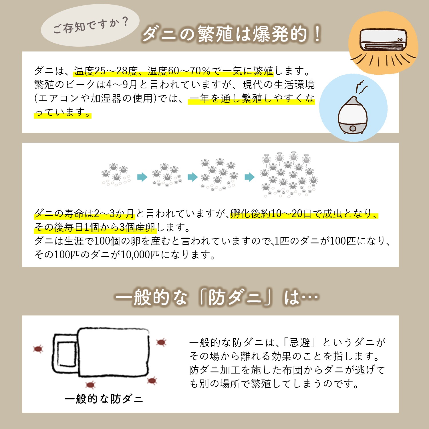 ペットベッド 滅ダニ 洗える 滑り止め ラクーサ スクエアタイプ 2サイズ
