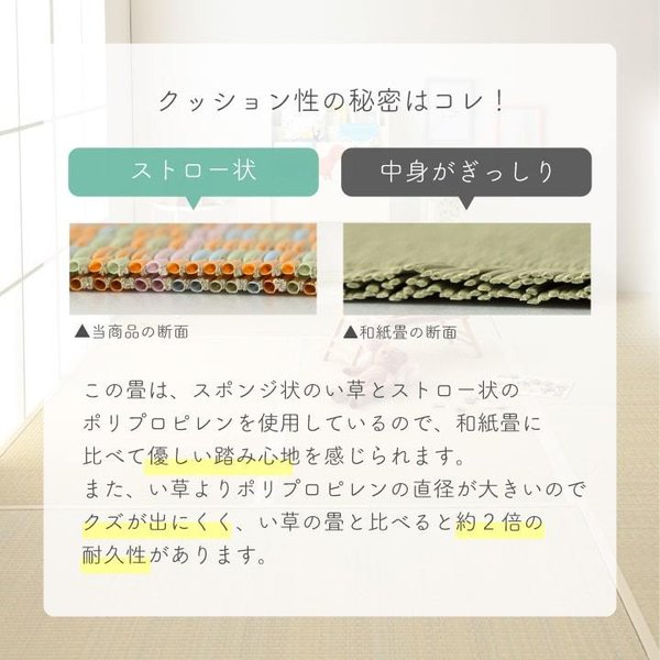 畳替え 『エアラッシュ』 樹脂 い草 新調 交換 【88cm×176cm以下