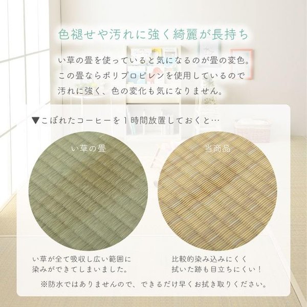 畳替え 『エアラッシュ』 樹脂 い草 新調 【97cm×195cm以下】 本間・三六間・六一間 消臭 調湿 カラー畳