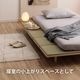 ステージベッド 夢見畳セット ローベッド シングル/セミダブル 畳ベッド
