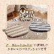 クッション フロー バテイ オーガニックコットン 綿100% ボーダー 洗える 約43×41cm