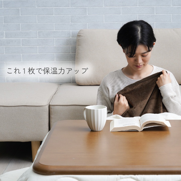 コタツ テーブル 炬燵 省エネ こたつ中掛け毛布 フラリー 洗える フランネル 省エネ｜イケヒコ公式通販