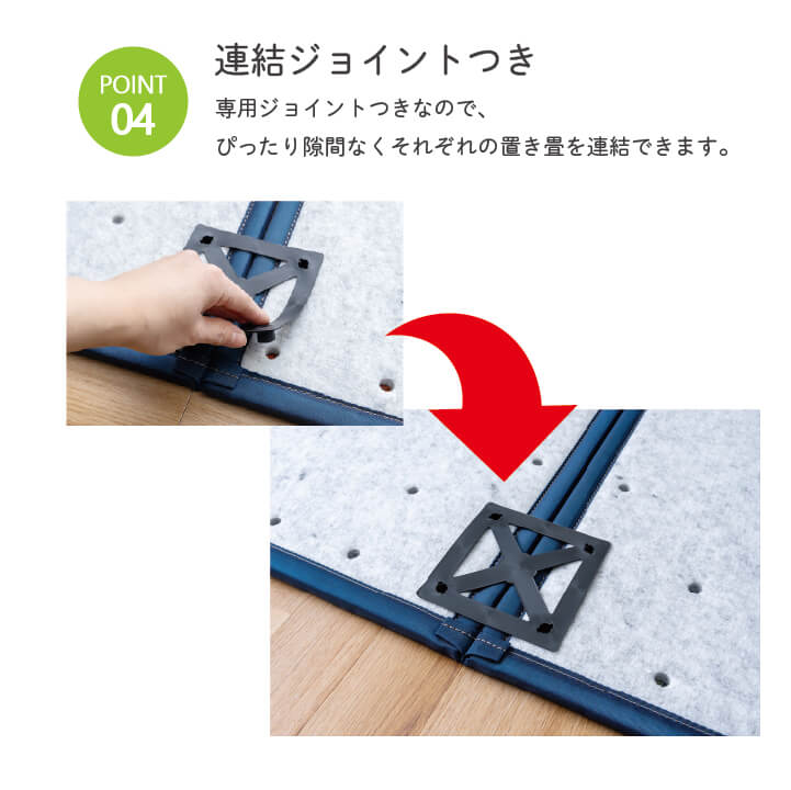 国産 い草 置き畳 アンパンマン 約70×70cm 単品