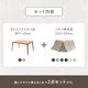 ダイニングこたつ テーブル 先染め 掛布団 2点セット 長方形 80cm×120cm×70cm ハイタイプ こたつ台 タウ ブラウン ナチュラル デニムこたつ布団