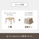 ダイニングこたつ テーブル 掛布団 2点セット フラン 正方形 80cm×80cm×70cm ハイタイプ こたつ台 タウ ブラウン ナチュラル フランネル こたつ布団