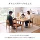ダイニングこたつ テーブル 掛布団 2点セット フラン 正方形 80cm×80cm×70cm ハイタイプ こたつ台 タウ ブラウン ナチュラル フランネル こたつ布団