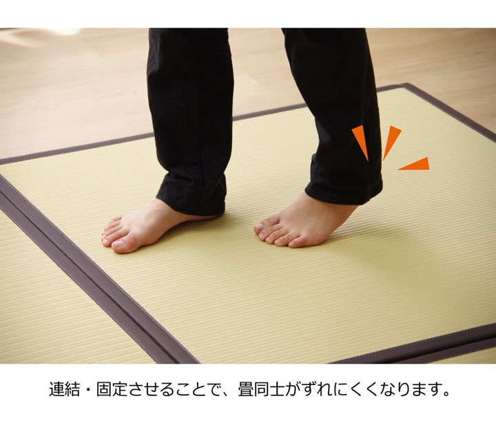 置き畳 ユニット畳 あぐら 82cm 半畳 水拭き 汚れにくい 国産 PP 畳マット フローリング畳 サイズオーダー可 約17mm
