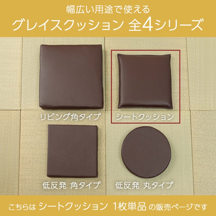 クッション　シート　Nグレイス　約43×43cm