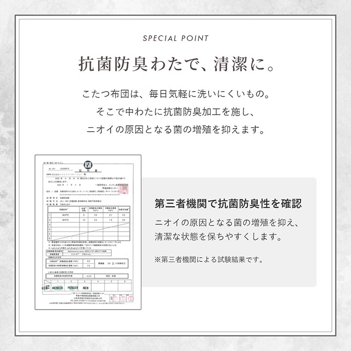 こたつ布団 ラピアス 楕円形 185cm×220cm こたつ布団単品