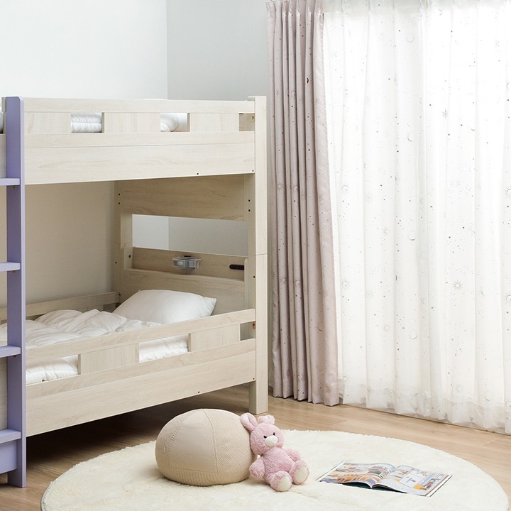 レースカーテン カリーナ 幅150cm × 丈88～238cm 1枚 ミラーレース 星柄 キラキラ 子供部屋 洗える 日本製  遮像