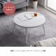大理石調こたつ台 ラピアス こたつ布団 2点セット 70cm円形 コペルタ こたつテーブル