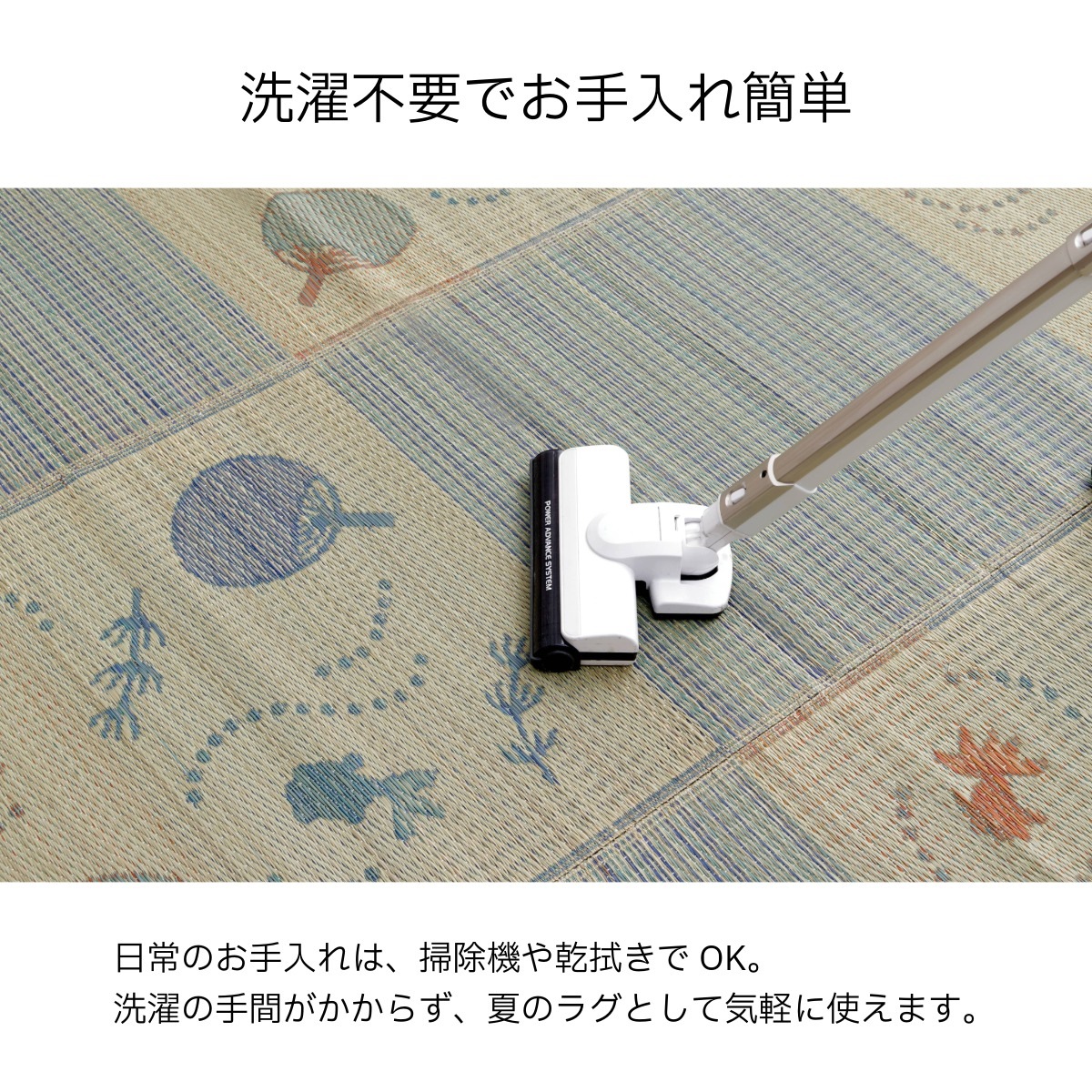 い草 ラグ 夕涼み 金魚