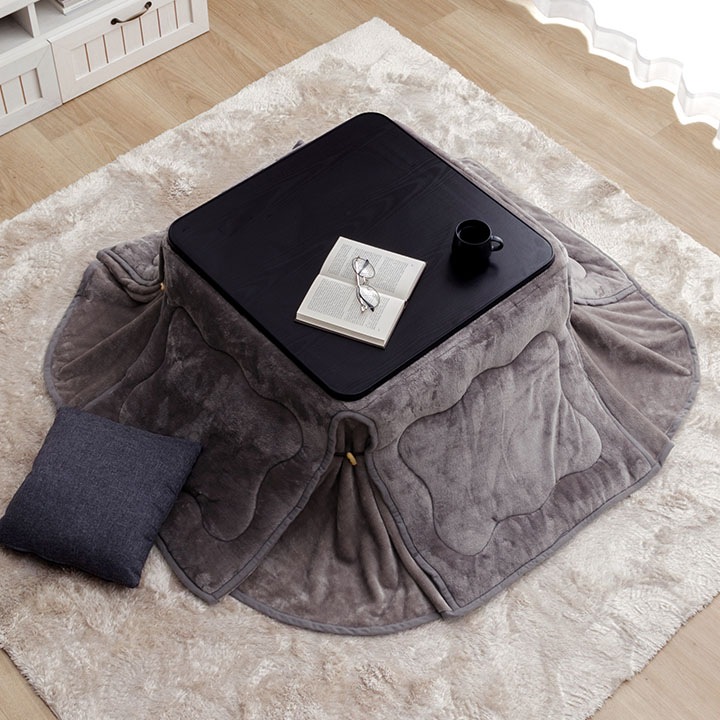 こたつ2点セット フラン 省スペース こたつ布団 こたつテーブル 60×60cm 省エネ