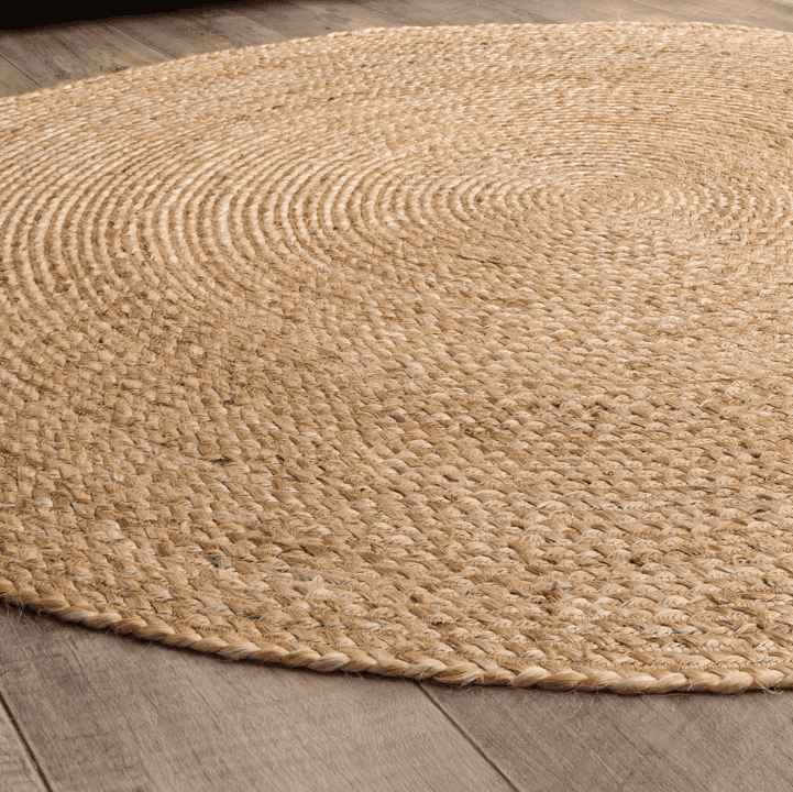 LAGOMi トナリ ジュート ラグ 北欧 ナチュラル アジアンテイスト リゾートインテリア 100cm 140cm 円形 バングラデシュ