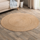 LAGOMi トナリ ジュート ラグ 北欧 ナチュラル アジアンテイスト リゾートインテリア 100cm 140cm 円形 バングラデシュ