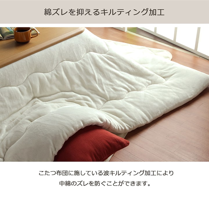 こたつ布団(テーブルは無。)(クリーニング済) ko-h2-2024-l.jpg