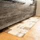 拭ける 折り目付きキッチンマット フラン 滑りにくい 北欧
