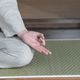 畳ヨガマット edo plain 江戸小紋 国産い草 和柄 瞑想 ストレッチマット トレーニングマット 