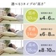 枕 森の眠り ヒバ リバーシブル枕 35×50cm 選べる高さ 洗える