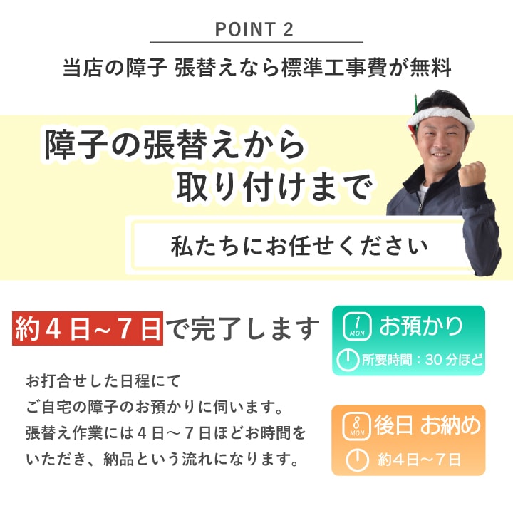 障子 張替え 普通紙タイプ 【欄間】 障子紙 補修 交換