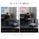 先染め デニム こたつ2点セット(こたつテーブル 80×60cm+省スペースこたつ布団)