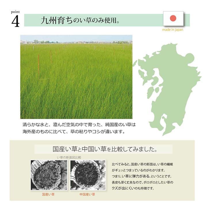 国産 い草キッチンマット 和モダン 和紋 ジャパンディ