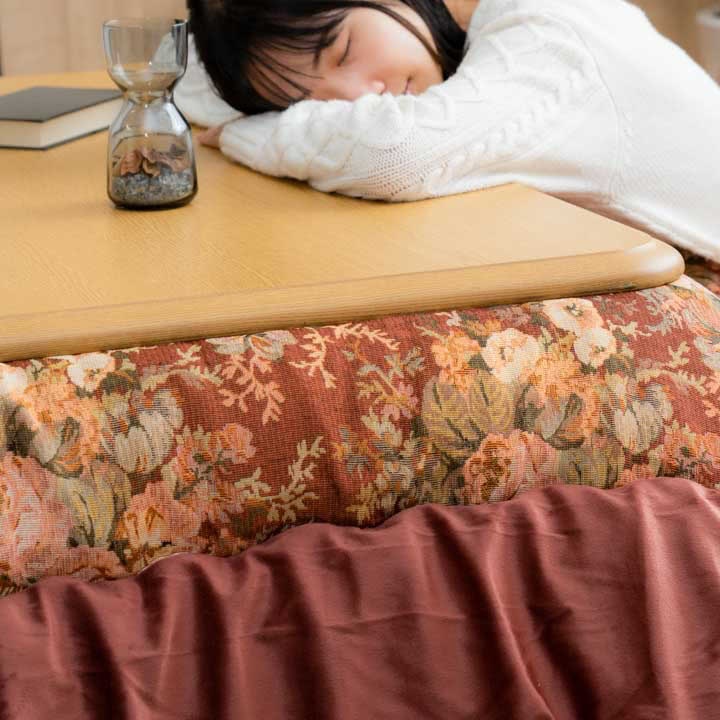 こたつ敷布団　長方形　190×240cm　ミリア　高級感　ゴブラン調 こたつ布団 ミリア 正方形 長方形 エレガンス柄 節電｜イケヒコ公式通販