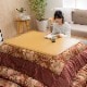 こたつ布団 ミリア 正方形 長方形 エレガンス柄  節電