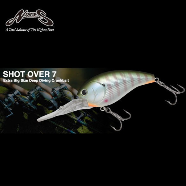 【新品・即決あり】 Nories ノリーズ ショットオーバー 7 shot over seven 5 クリームチャートホットタイガー　 7 プレミアムゴールドシャッド ショットオーバー7 ノリーズ SHOT OVER