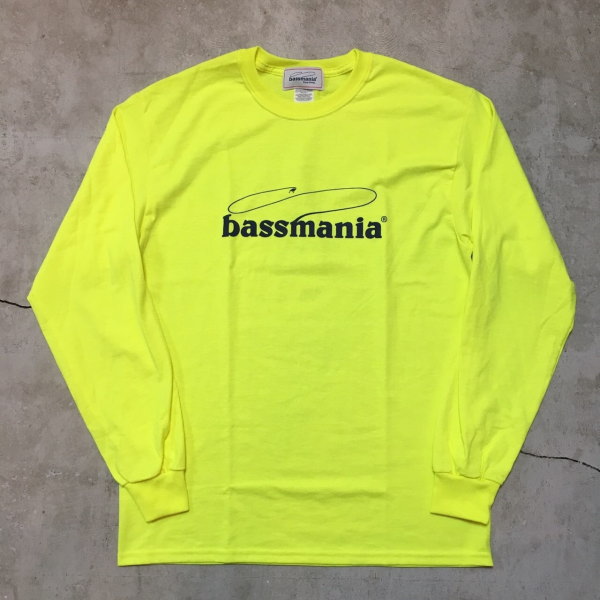 �Х��ޥ˥���bassmania logo neon L/S Tee ��YEL��