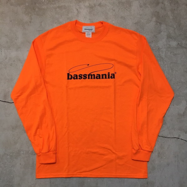 �Х��ޥ˥���bassmania logo neon L/S Tee ��ORG��